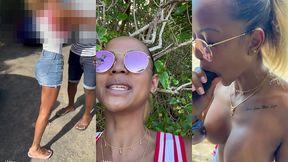 sextape defi en guadeloupe avec une bonne queue black sur la plage en...