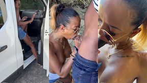 sextape defi en guadeloupe avec une bonne queue black sur la plage en...