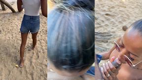 sextape defi en guadeloupe avec une bonne queue black sur la plage en...