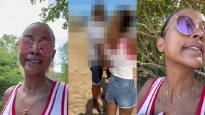 sextape defi en guadeloupe avec une bonne queue black sur la plage en...