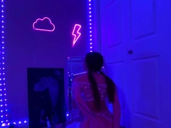 Xxlayna Marie's First Ever Anal Solo In Front Of Mirror Big