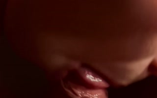 Closeup Blowjob nice dickhead &amp; Cumshot - Luce Avery