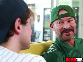 Stepson Finds Out Stepdad Likes Lads Too