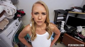 Perv Guy Melts the Ice In Relations With His Busty Blonde Step-mom By Fucking Her