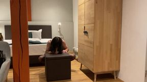 Blowjob and fucking in dress