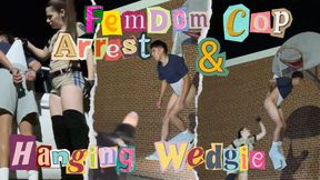 Ziva Fey - Femdom Cop Arrest And Hanging Wedgie