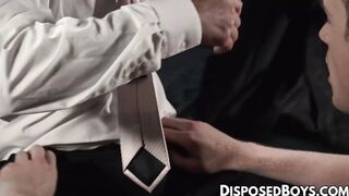 DisposedBoys.com - Suited President Oaks pounds his big cock into the smooth ass of s