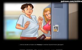German cartoon part 96 - Masturbate pussy strange blonde in college