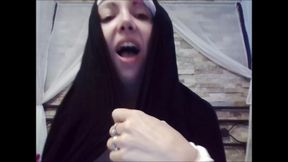The Nun Does Not Seem Very Devoted