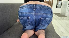 Short Jeans Ass Fart Blasts Straight to Your Face