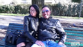 Brunette newbie Krystal Black gets hard fucked at her first Italian amateur audition