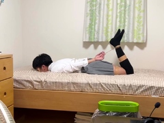 Chinese CD hogtied and vibed