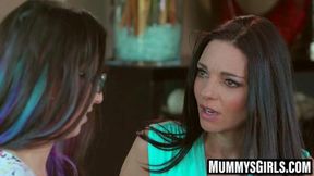 Stepmom used and dominated into having sex with daughter