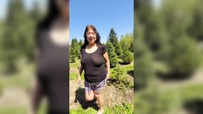 Pissing All Over My Feet!