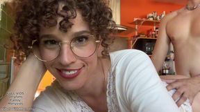 Hot Milf Stepmom Fucks College Guy in POV