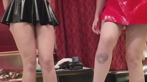 PRINCESS DISS & GODDESS SELENE BAREFOOT CAKE STOMP