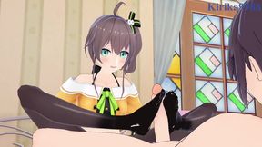 Hololive VTuber Natsuiro Matsuri gets intense 3D creampie