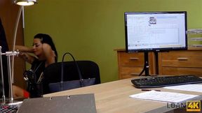 LOAN4K Adventurous clerk lures a hottie into fucking