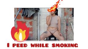 I peed while smoking sitting down