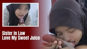Hijab Sister in Law Love My Dick &mdash;  She Suck My Cum Until Last Drop - Minokiiko