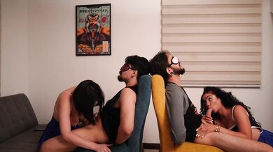 First day of being a sex toy for 2 dominant girls