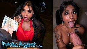 Sexy Asian with fantastic tits and ass seduced by his Rizz