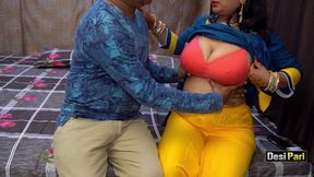 Dirty Aunty Sold Out, Screaming Loudly in Punjabi Audio While Getting fucked