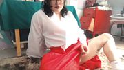 Noches de Fantasía: Tgirl Masturbándose con Aceite de Coco 🥥✨