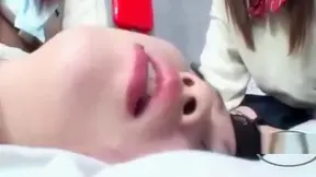 Japanese Teen Lesbians Bound and Tormented in Steamy BDSM Play