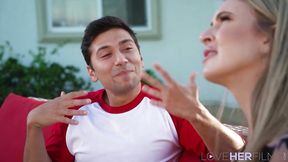 Blondie MILF Gigi Dior Fucked Outdoor By Foot Fetish Guy