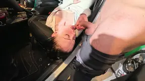 Stranger Got Into My Car Cum on Her Face