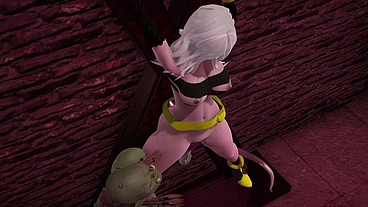 Dragon ball C21 scene bondage with orc Vibrator [Full Video]