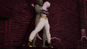 Dragon ball C21 scene bondage with orc Vibrator [Full Video]