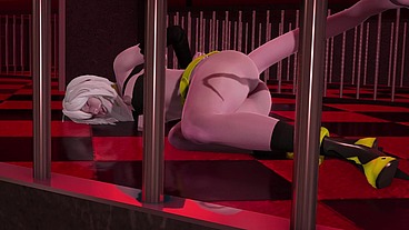 Dragon ball C21 scene bondage with orc Vibrator [Full Video]