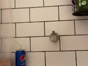 Jacking off in the bath