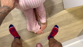 stuck in the washing machine my tinder date made his move