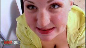 Eva Ross European Blonde HR Takes Control - Blowjob Cumshot Hardcore