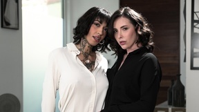Casey Calvert and Ravyn Alexa fuck each other like there's no tomorrow
