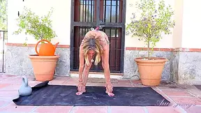 Sunny Day In Working Out With Marta On A