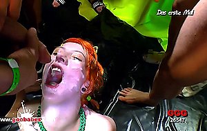 Cute teen linda lush facial gangbang - german goo girls