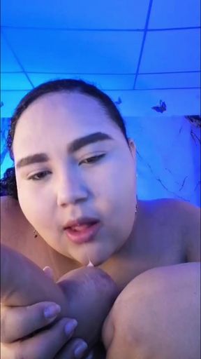 a deep blowjob on your little dick