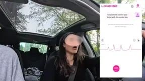 An unknown fan checks my lovense toy and makes me lose control of the car!