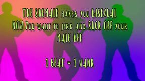 the sexy shemale turns you bi and now you are gay for your bff metronome joi by goddesslana