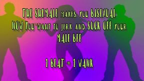 the sexy shemale turns you bi and now you are gay for your bff metronome joi by goddesslana