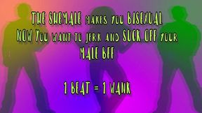 the sexy shemale turns you bi and now you are gay for your bff metronome joi by goddesslana