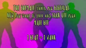 the sexy shemale turns you bi and now you are gay for your bff metronome joi by goddesslana