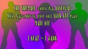 the sexy shemale turns you bi and now you are gay for your bff metronome joi by goddesslana