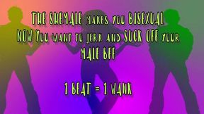 the sexy shemale turns you bi and now you are gay for your bff metronome joi by goddesslana