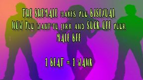 the sexy shemale turns you bi and now you are gay for your bff metronome joi by goddesslana