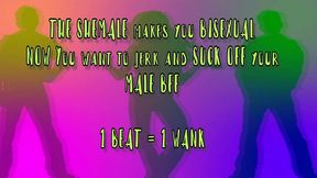 the sexy shemale turns you bi and now you are gay for your bff metronome joi by goddesslana